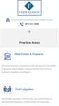 Mobile Screenshot of frederickson-law.com